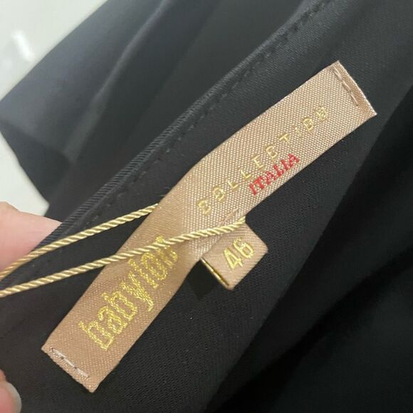 babylon Collection ITALIA/Size 46/Black/NWT - Picture 8 of 9